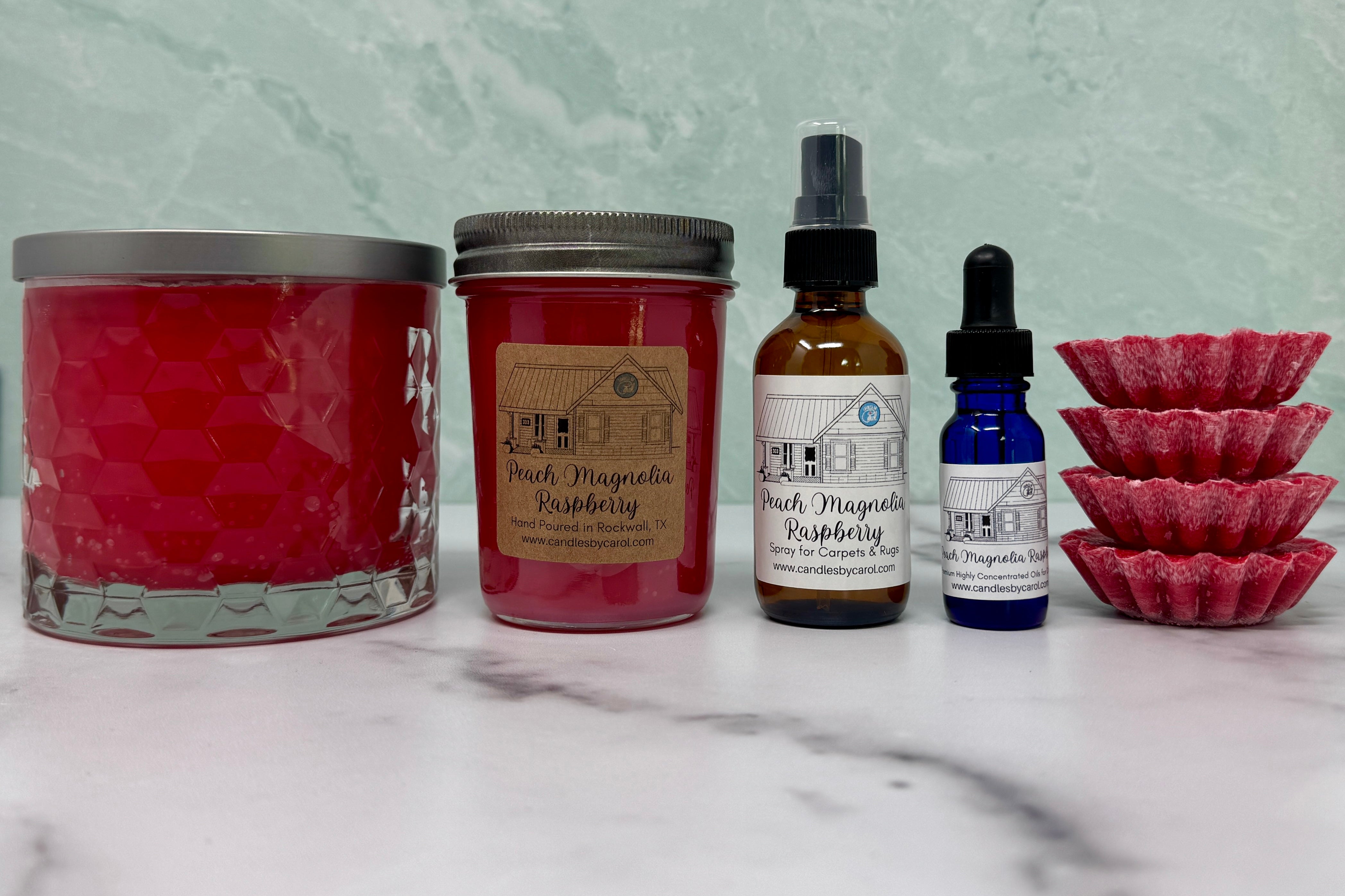 Peach Magnolia Raspberry